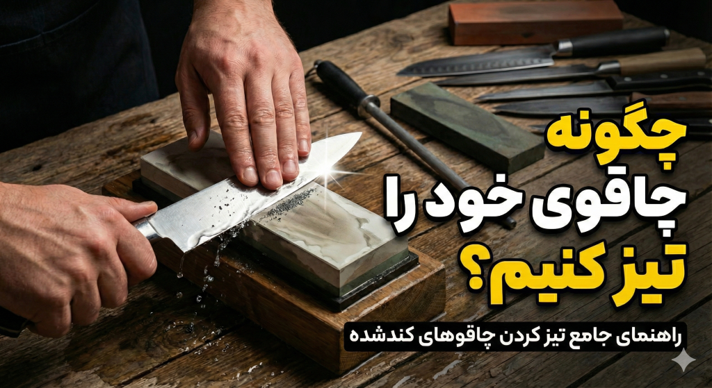 وش صحیح تیزکردن چقو