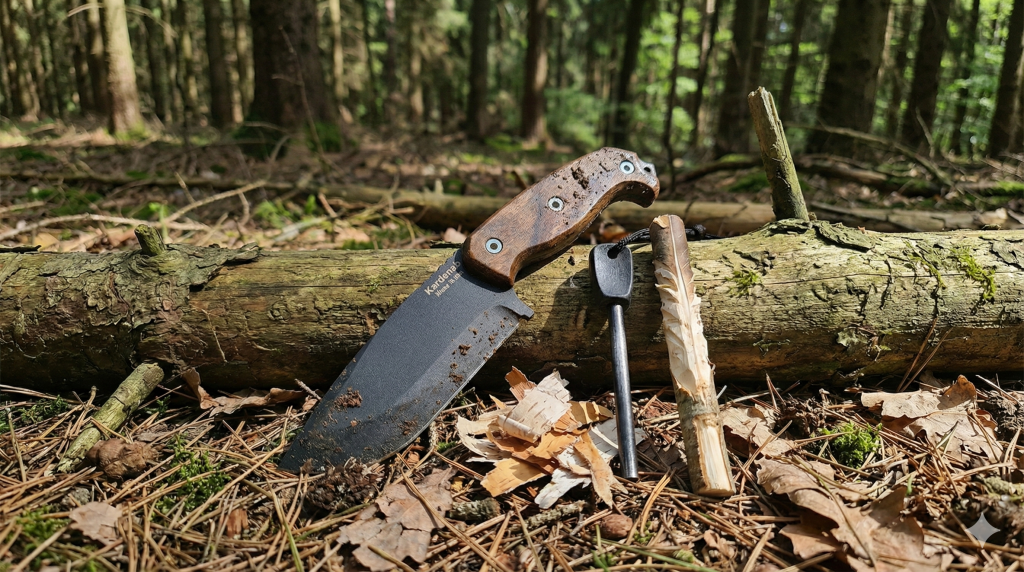 چاقو دست ساز در طبیعت